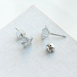 Silver Something Sparkly Star Stud Earrings