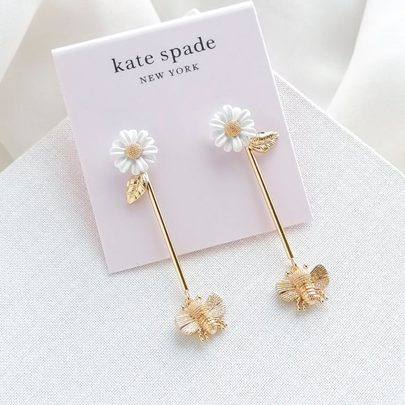 All Abuzz Bee Linear Earrings