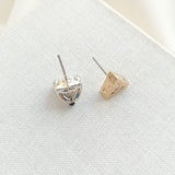 Year of the rat cheese stud earrings
