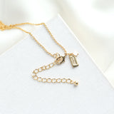 Cold Comforts Polar Bear Crystals Gold Pendant Necklace