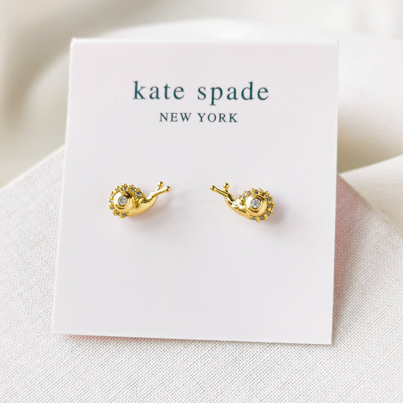 Fruit Salad Pave Snail Earrings