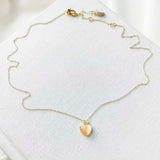 Fruit Salad Peach Mini Pendant Necklace