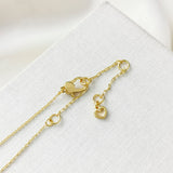 Sunny Halo Gold Clear Pendant Necklace
