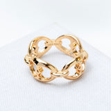 Duo Link Ring Size 7