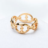 Duo Link Ring Size 7