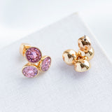 Pink Reflecting Pool Small Cluster Studs