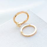 Shining Spade Ring Size 7