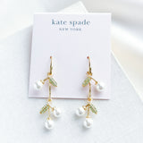 Cherie Cherry Linear Earrings