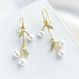 Cherie Cherry Linear Earrings