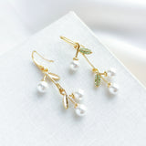 Cherie Cherry Linear Earrings