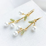 Cherie Cherry Linear Earrings