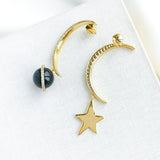 On The Rocks Asymmetrical Earrings