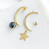 On The Rocks Asymmetrical Earrings