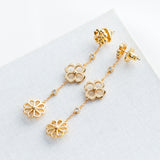 Spade Floral Linear Earrings