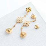Spade Floral Linear Earrings