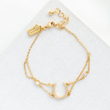 Wild Ones Pave Horseshoe Bracelet