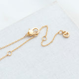 Spade Floral Gold Mini Pendant Necklace