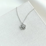 Stencil Scallops Mini Pendant Necklace