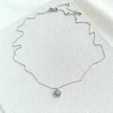 Stencil Scallops Mini Pendant Necklace