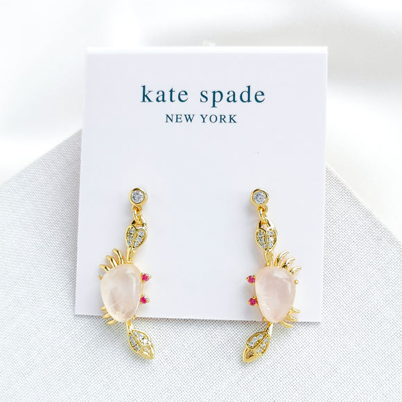 Sea Star Crab Drop Earrings