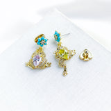 Nature Walk Frog Drop Earrings