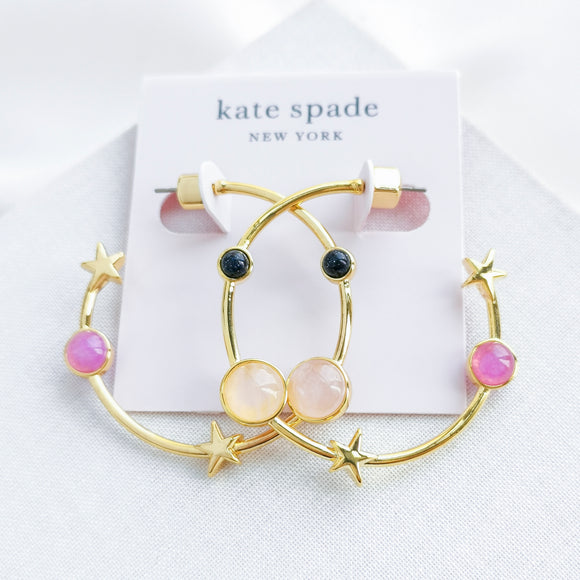 On The Rocks Hoop Earrings