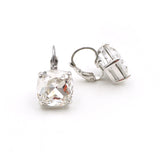 Small Square Leverback Earrings