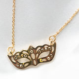 Play The Part Masquerade Mask Necklace