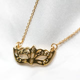Play The Part Masquerade Mask Necklace