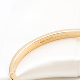 Set In Stone Hinged Bangle (Gold/Multi)