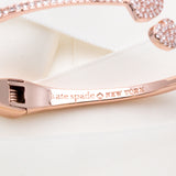 Yours Truly Pave Open Hinge Cuff