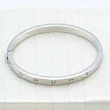 Set In Stone Hinged Bangle