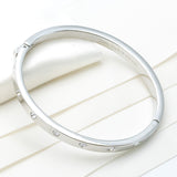 Set In Stone Hinged Bangle