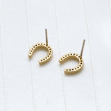Wild Ones Pave Horseshoe Studs