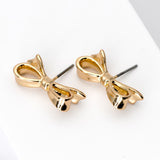 Love Notes Bow Earring (Gold)