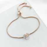 Disco Pansy Slider Bracelet