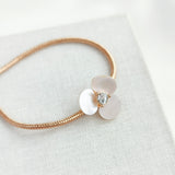 Disco Pansy Slider Bracelet