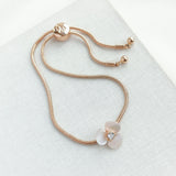 Disco Pansy Slider Bracelet