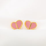 Heritage Spade Earrings (Pink)