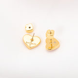 Heritage Spade Earrings (Pink)