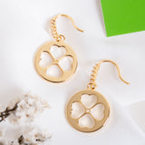 Symbols Spade Floral Drop Earrings