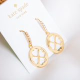 Symbols Spade Floral Drop Earrings