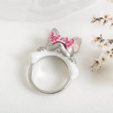 Francois French Bulldog Ring (Silver)