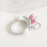 Francois French Bulldog Ring (Silver)
