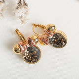 Minnie mouse stone leverbacks