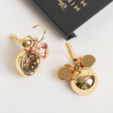 Minnie mouse stone leverbacks