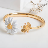 all abuzz bee open hinged cuff