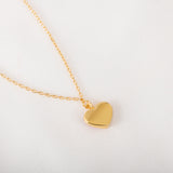 Kate Spade heritage spade enamel heart mini pendant (redmulti)