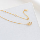 Heritage spade enamel heart mini pendant (White)