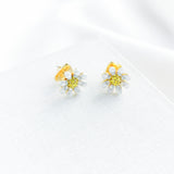 Dazzling Daisy Stud Earrings